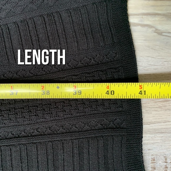 St John : black jacquard fit & flare knit dress - Picture 9 of 12